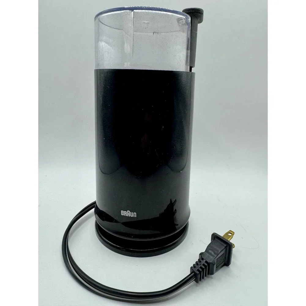 Braun‎ Coffee Grinder KSM2 Black Electric Blade Grinder 150W Type 4041 Tested